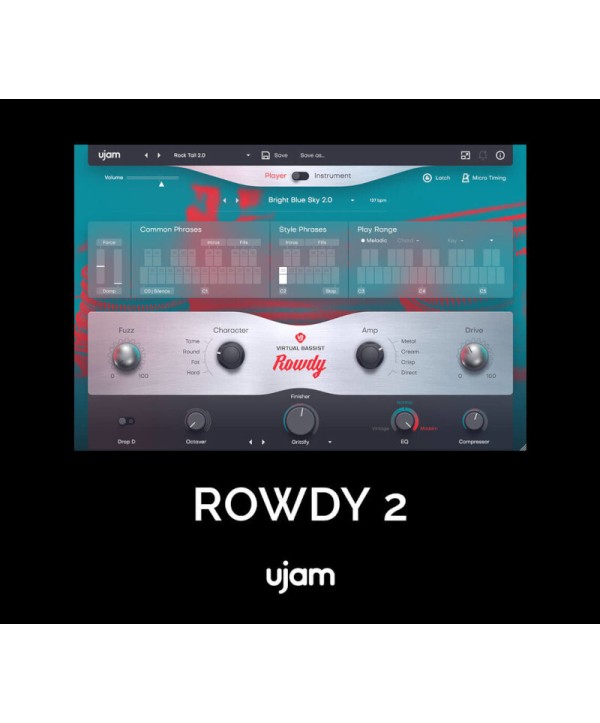 UJAM Virtual Bassist Rowdy 2 /MAC Key GLOBAL